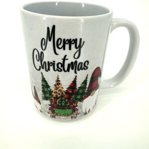 Merry Christmas White Mug with Festive Design